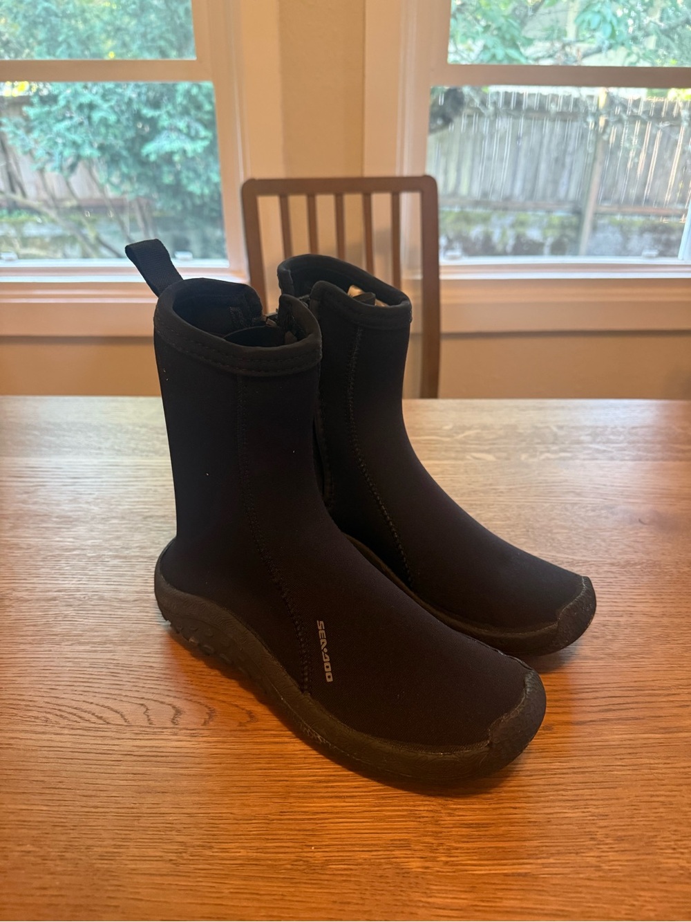 NWT Sea-Doo Neoprene Black Boots Watersports Size Men's 8
